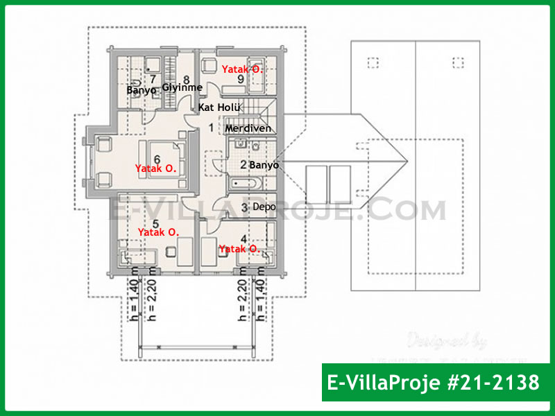 Gazbeton Çelik Ev 217 m² Dubleks (5+1) - Görsel 3