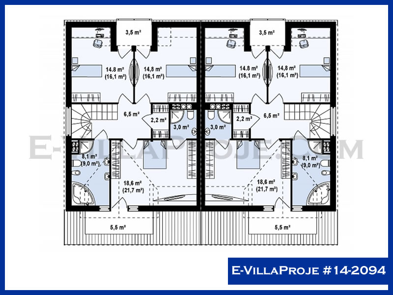 Gazbeton Çelik Ev 217 m² Dubleks (5+1) - Görsel 3