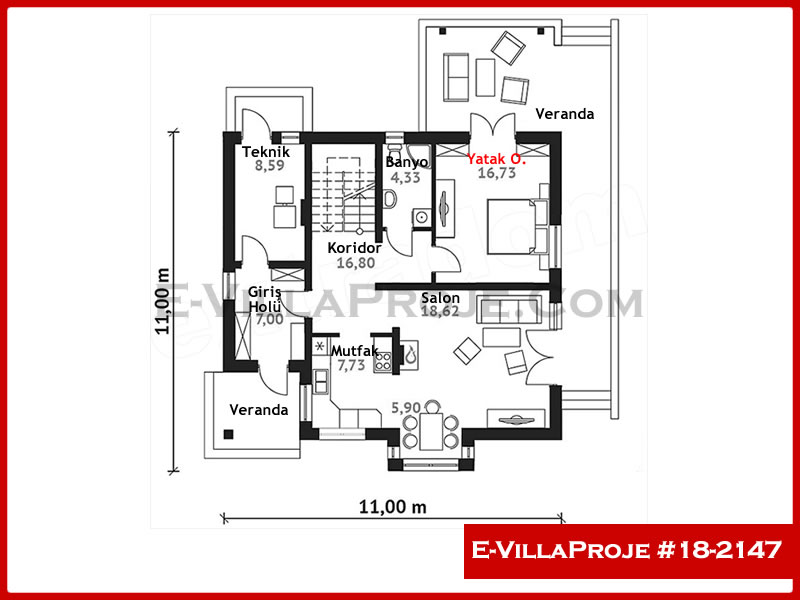 Gazbeton Çelik Ev 217 m² Dubleks (5+1) - Görsel 2