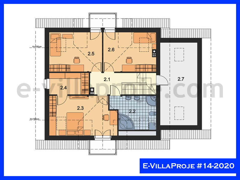 Gazbeton Çelik Ev 217 m² Dubleks (5+1) - Görsel 3