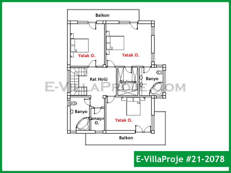 Gazbeton Çelik Ev 218 m² Dubleks (5+1) - Görsel 3