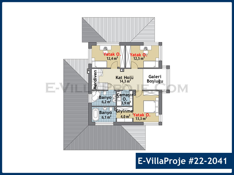 Gazbeton Çelik Ev 218 m² Dubleks (5+1) - Görsel 3