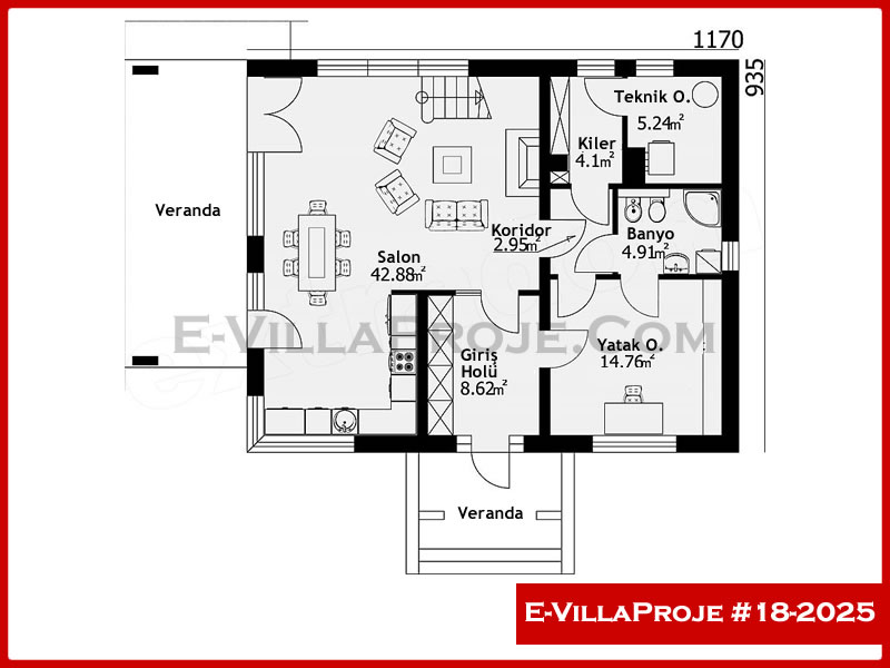 Gazbeton Çelik Ev 219 m² Dubleks (5+1) - Görsel 2