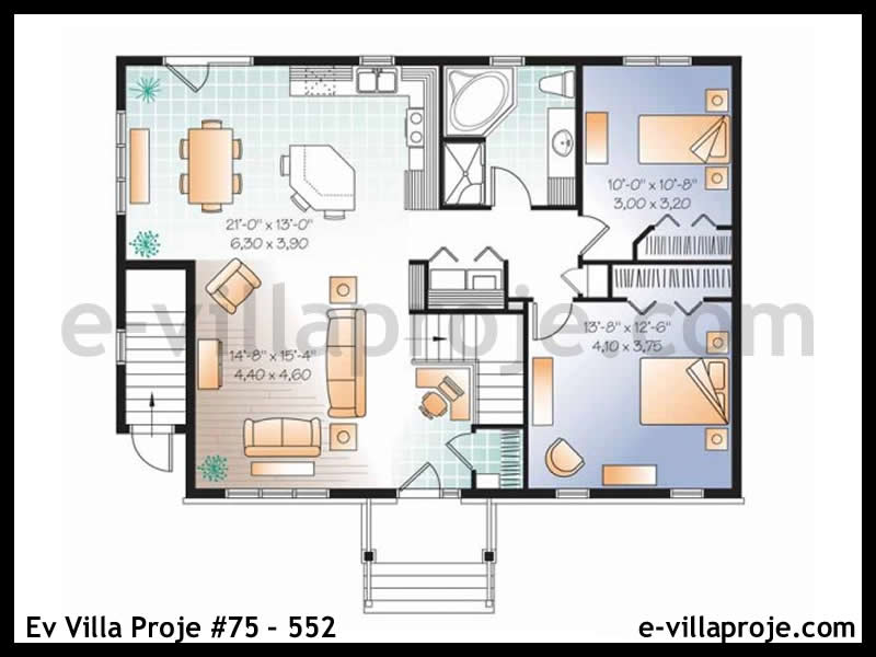 Gazbeton Çelik Ev 219 m² Dubleks (5+1) - Görsel 2