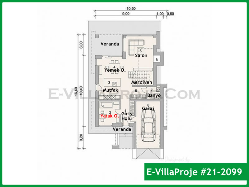 Gazbeton Çelik Ev 219 m² Dubleks (5+1) - Görsel 2