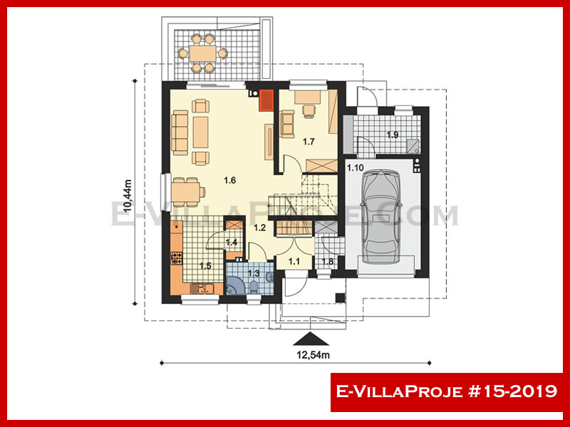 Gazbeton Çelik Ev 219 m² Dubleks (5+1) - Görsel 2