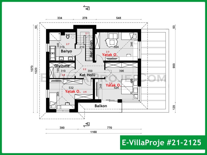 Gazbeton Çelik Ev 221 m² Dubleks (5+1) - Görsel 3