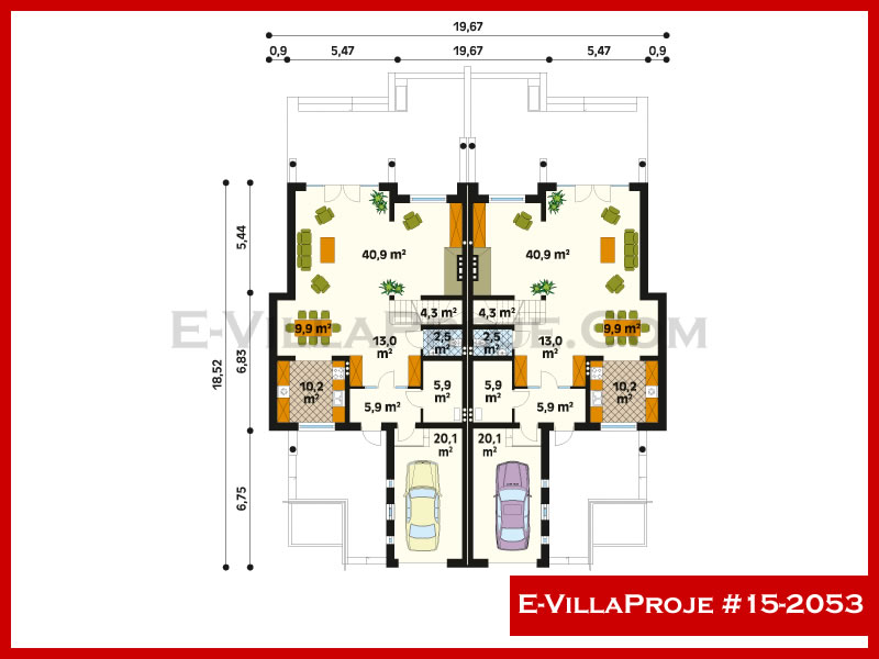 Gazbeton Çelik Ev 221 m² Dubleks (5+1) - Görsel 2
