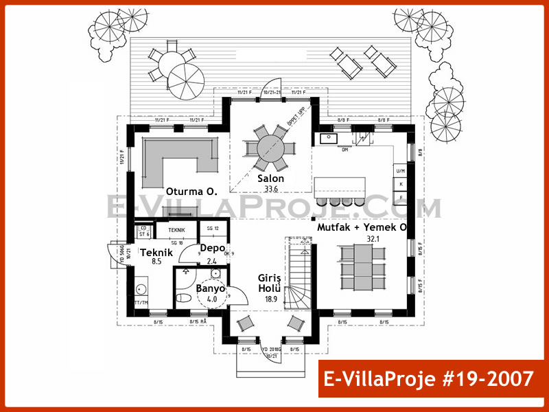 Gazbeton Çelik Ev 222 m² Dubleks (5+1) - Görsel 2