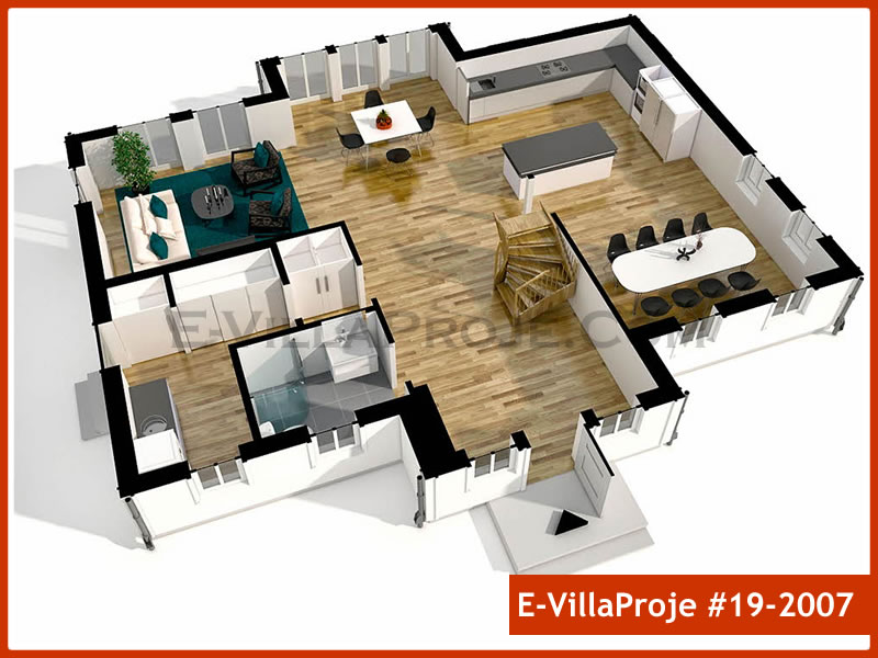 Gazbeton Çelik Ev 222 m² Dubleks (5+1) - Görsel 7