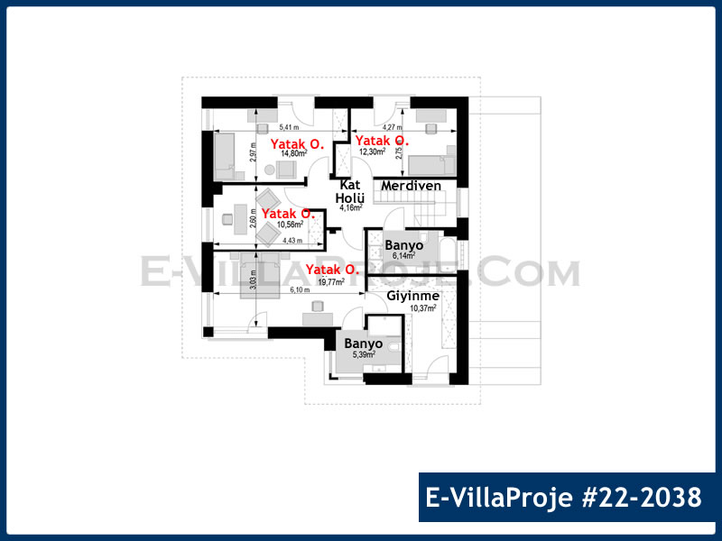 Gazbeton Çelik Ev 222 m² Dubleks (5+1) - Görsel 3