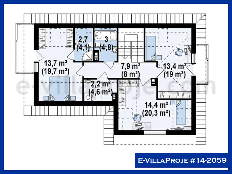 Gazbeton Çelik Ev 223 m² Dubleks (5+1) - Görsel 3