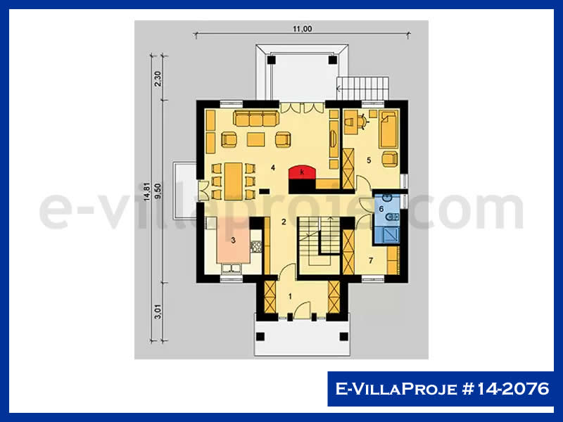 Gazbeton Çelik Ev 223 m² Dubleks (5+1) - Görsel 2