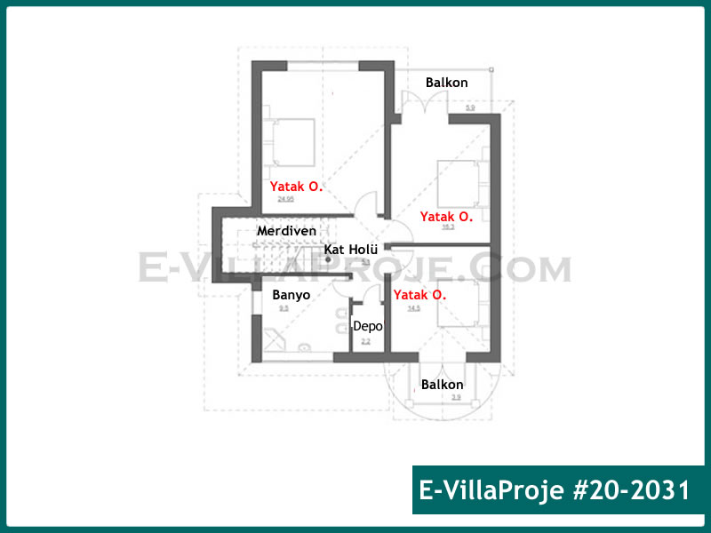 Gazbeton Çelik Ev 224 m² Dubleks (5+1) - Görsel 3