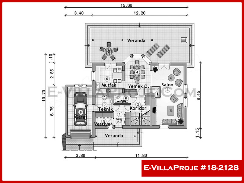 Gazbeton Çelik Ev 224 m² Tek Katlı (5+1) - Görsel 2