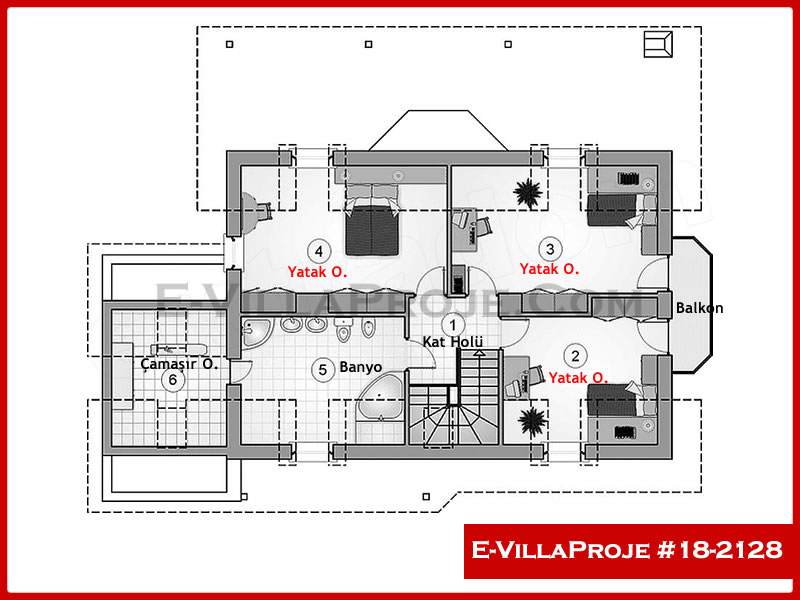 Gazbeton Çelik Ev 224 m² Tek Katlı (5+1) - Görsel 3