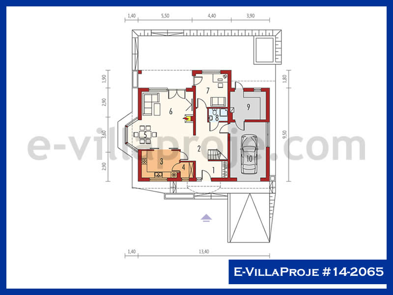 Gazbeton Çelik Ev 225 m² Dubleks (5+1) - Görsel 2