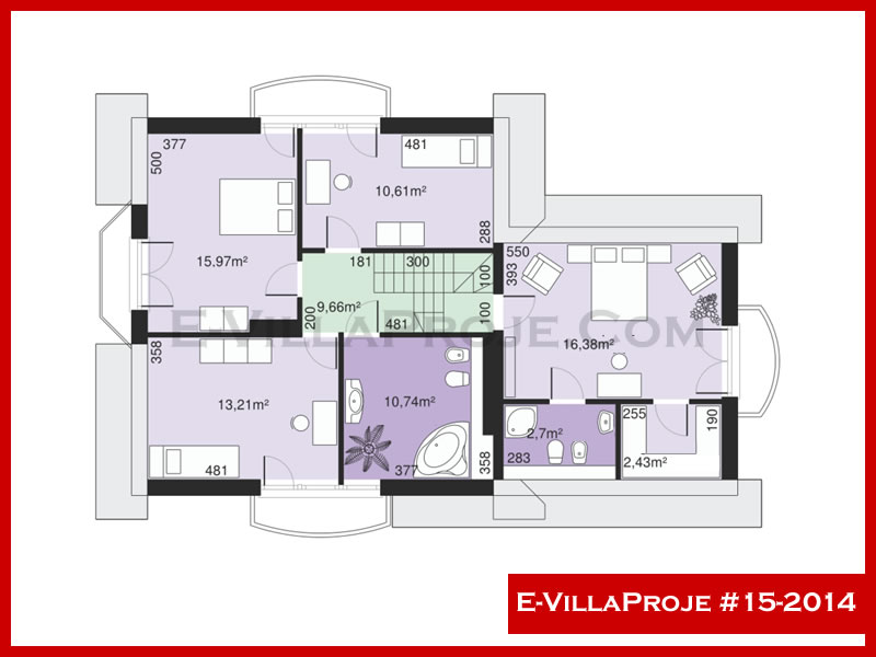 Gazbeton Çelik Ev 225 m² Dubleks (5+1) - Görsel 3
