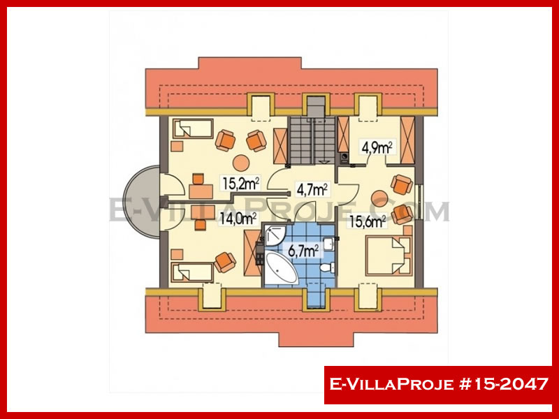 Gazbeton Çelik Ev 226 m² Dubleks (5+1) - Görsel 3