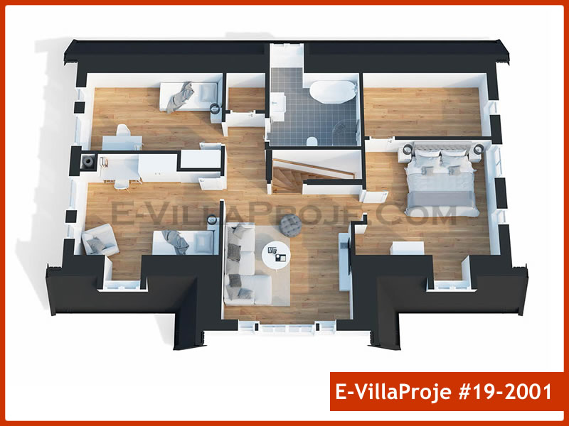 Gazbeton Çelik Ev 226 m² Dubleks (5+1) - Görsel 11