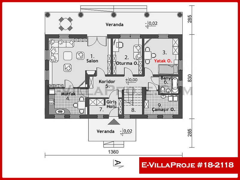 Gazbeton Çelik Ev 226 m² Dubleks (5+1) - Görsel 2