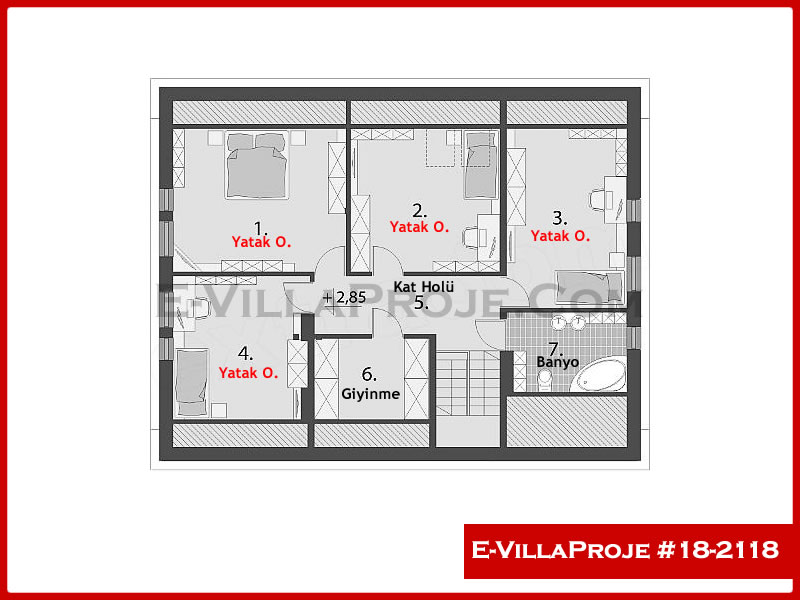 Gazbeton Çelik Ev 226 m² Dubleks (5+1) - Görsel 3