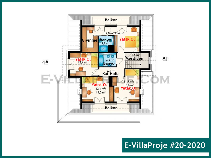 Gazbeton Çelik Ev 226 m² Dubleks (5+1) - Görsel 3