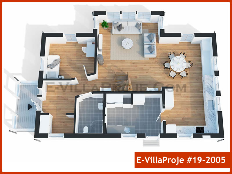 Gazbeton Çelik Ev 227 m² Dubleks (5+1) - Görsel 10