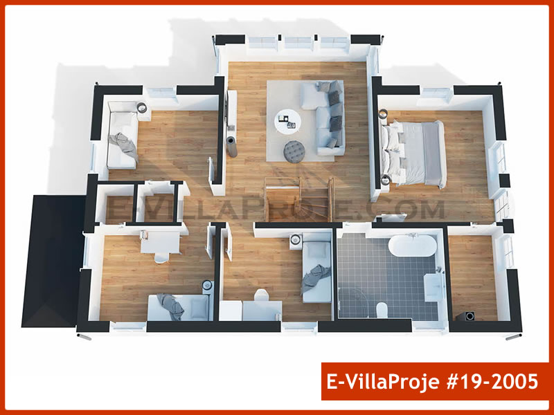 Gazbeton Çelik Ev 227 m² Dubleks (5+1) - Görsel 11