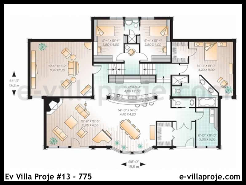 Gazbeton Çelik Ev 228 m² Dubleks (5+1) - Görsel 2