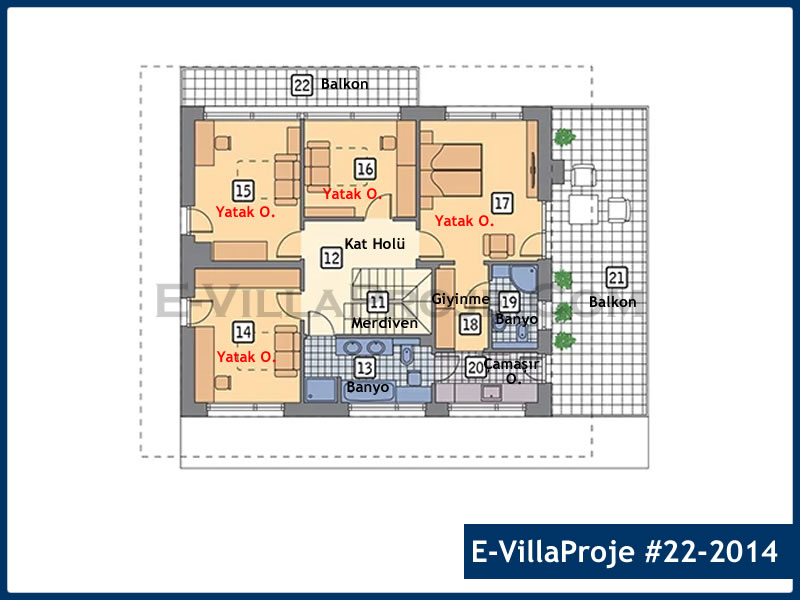 Gazbeton Çelik Ev 228 m² Dubleks (5+1) - Görsel 3