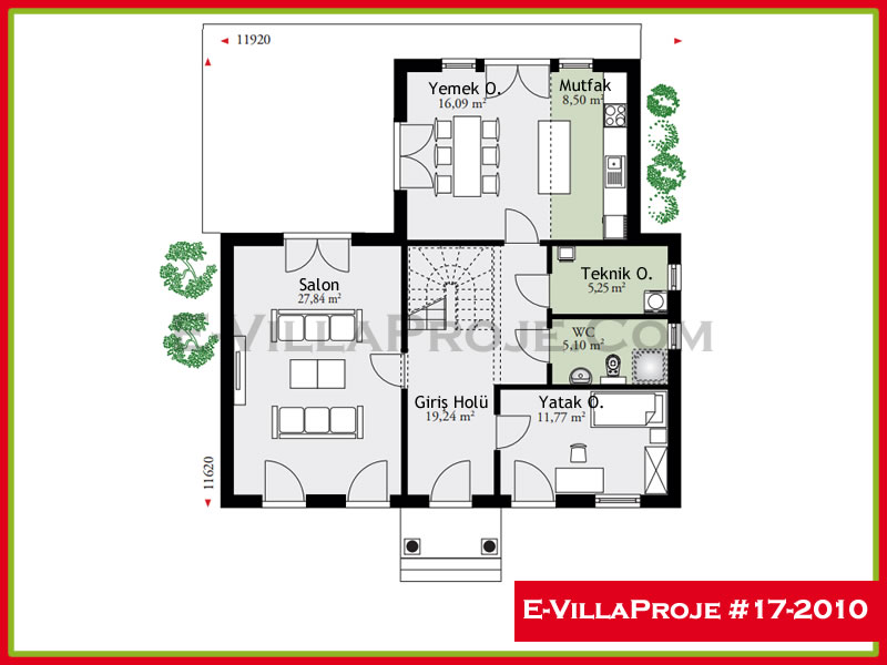 Gazbeton Çelik Ev 228 m² Dubleks (5+1) - Görsel 2