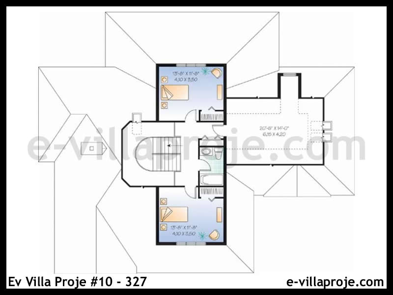 Gazbeton Çelik Ev 229 m² Dubleks (5+1) - Görsel 3
