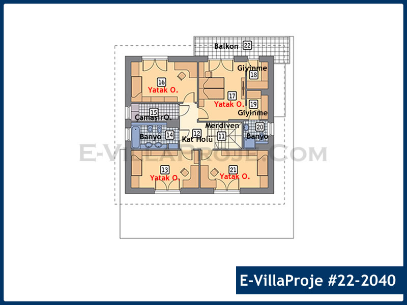Gazbeton Çelik Ev 229 m² Dubleks (5+1) - Görsel 3