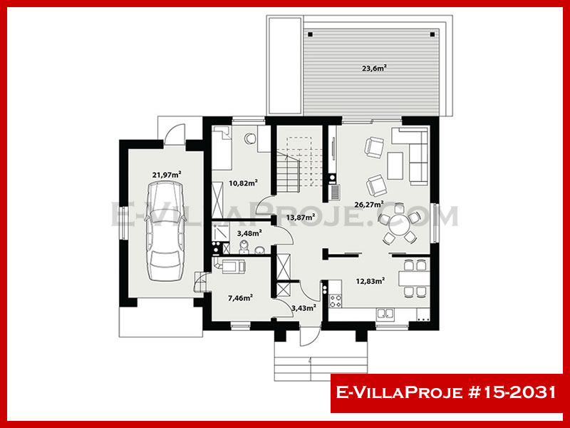 Gazbeton Çelik Ev 230 m² Dubleks (5+1) - Görsel 2