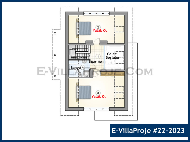 Gazbeton Çelik Ev 230 m² Dubleks (5+1) - Görsel 3
