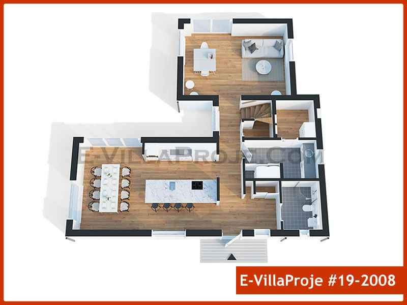 Gazbeton Çelik Ev 231 m² Dubleks (5+1) - Görsel 11