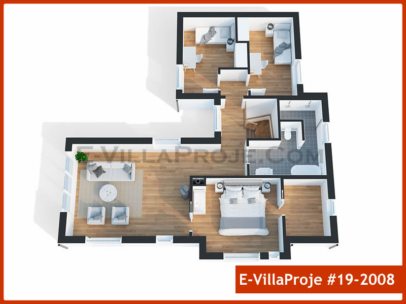 Gazbeton Çelik Ev 231 m² Dubleks (5+1) - Görsel 12