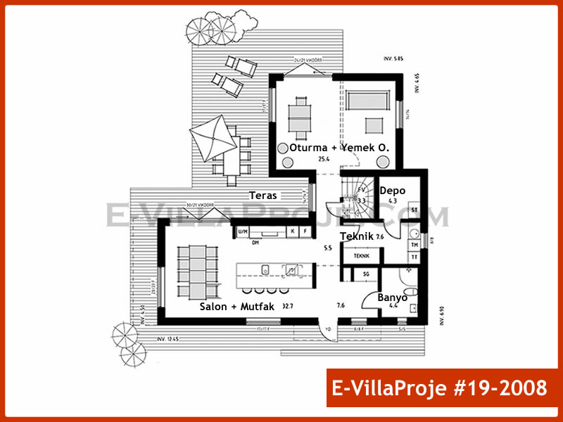 Gazbeton Çelik Ev 231 m² Dubleks (5+1) - Görsel 2