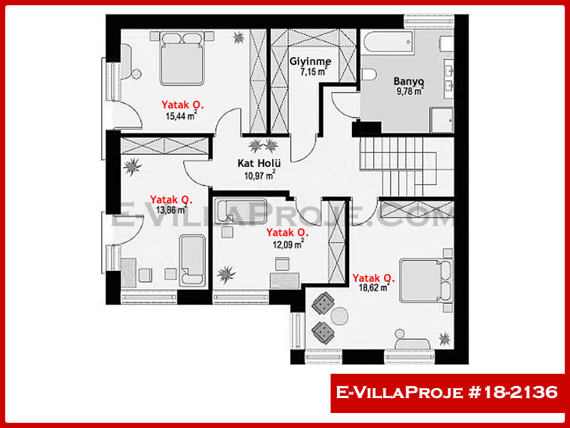 Gazbeton Çelik Ev 231 m² Dubleks (5+1) - Görsel 3