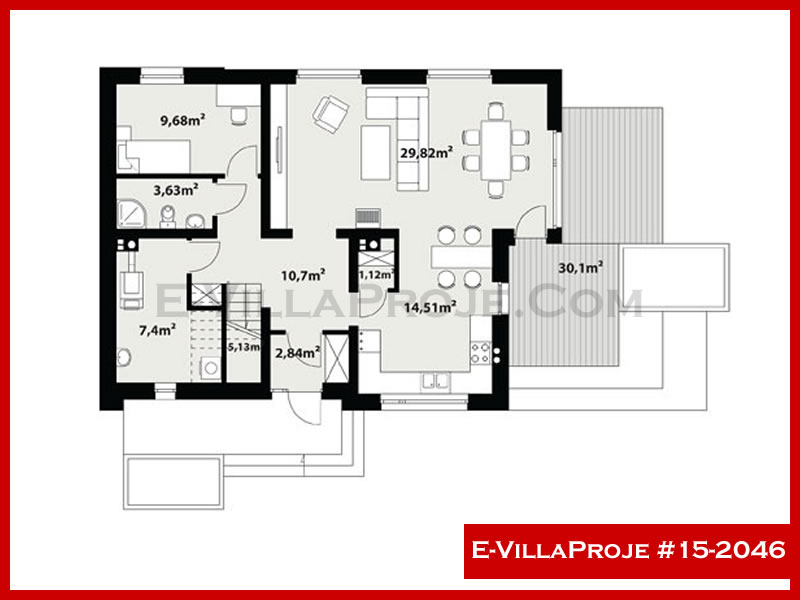 Gazbeton Çelik Ev 232 m² Dubleks (5+1) - Görsel 2