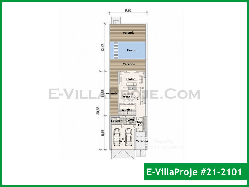 Gazbeton Çelik Ev 233 m² Dubleks (5+1) - Görsel 2