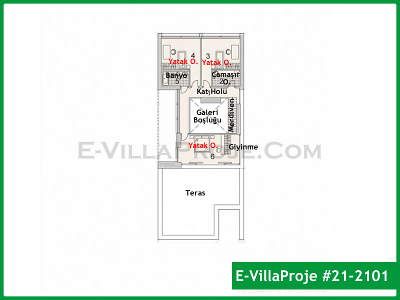 Gazbeton Çelik Ev 233 m² Dubleks (5+1) - Görsel 3