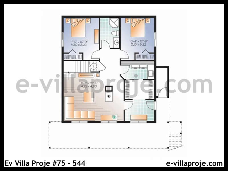 Gazbeton Çelik Ev 233 m² Dubleks (5+1) - Görsel 4