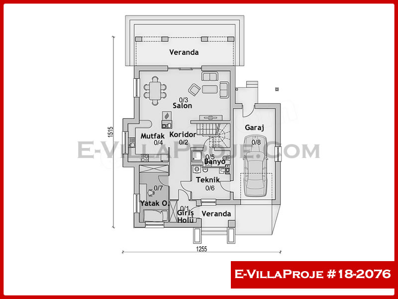 Gazbeton Çelik Ev 234 m² Dubleks (5+1) - Görsel 2