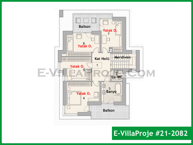 Gazbeton Çelik Ev 234 m² Dubleks (5+1) - Görsel 3