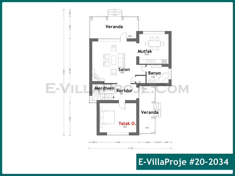 Gazbeton Çelik Ev 234 m² Dubleks (5+1) - Görsel 2