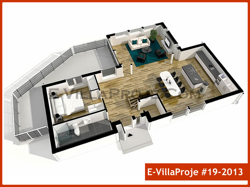 Gazbeton Çelik Ev 234 m² Dubleks (5+1) - Görsel 6