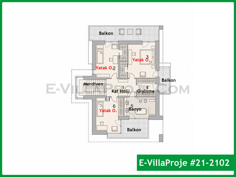 Gazbeton Çelik Ev 234 m² Dubleks (5+1) - Görsel 3