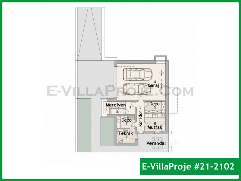 Gazbeton Çelik Ev 234 m² Dubleks (5+1) - Görsel 4